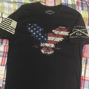 Men’s Patriotic Eagle Grunt Style Tee